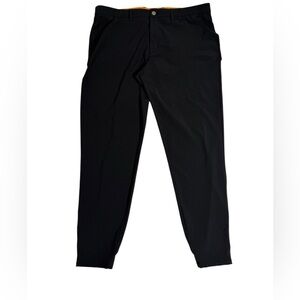 Macade Golf Pants Slim Fit Size 38 Black Performance Stretch Jogger Tapered